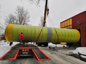 Пожарные резервуары 100 м3 для ФОК г. Тамбов