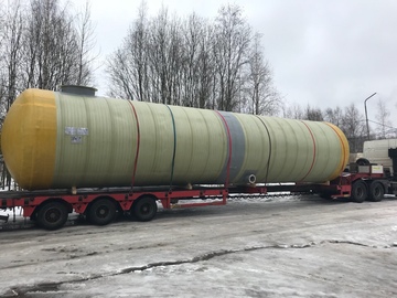 Пожарные резервуары 100 м3 для ФОК г. Тамбов